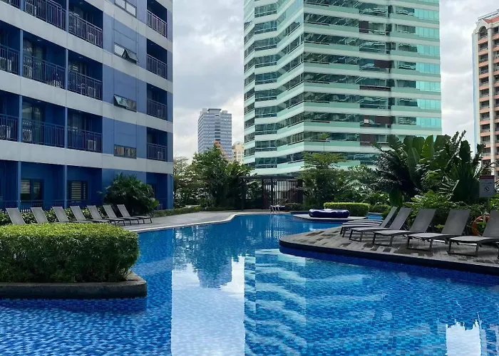 Stylish 1br Air Residences Wifi & Netflix Manila